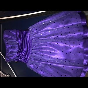 Purple party dress!